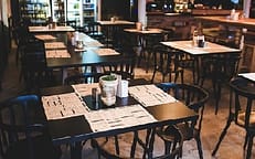 Tables and chair at the restaurant